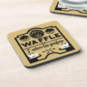 ベルギーワッフル コースター (左側)