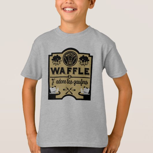 ベルギーワッフル Tシャツ (正面)