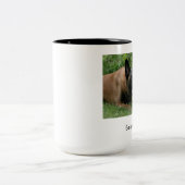 ベルギー人のMalinoisのマグ ツートーンマグカップ (中央)