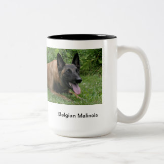 ベルギー人のMalinoisのマグ ツートーンマグカップ