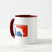 ベルギー人のMalinoisのメジャーリーグ犬のマグ マグカップ (正面左)