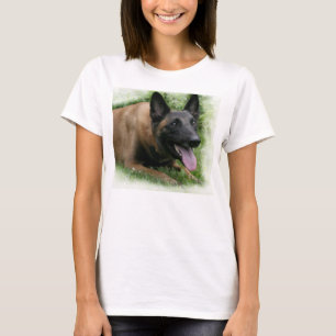 ベルギー人のMalinoisの女性Tシャツ Tシャツ