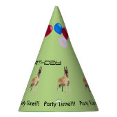 ベルギー人のMalinoisの誕生日 パーティーハット (右)