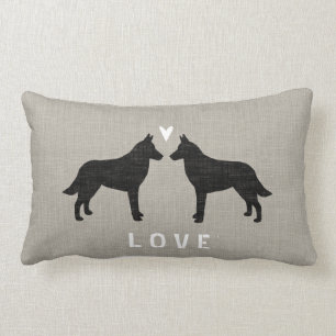 ベルギー人のMalinois愛 ランバークッション