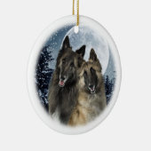 ベルギー人のTervurenのクリスマスのオーナメント セラミックオーナメント (右)