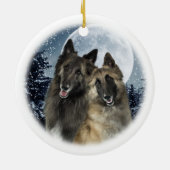 ベルギー人のTervurenのクリスマスのオーナメント セラミックオーナメント (裏面)
