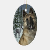 ベルギー人のTervurenのクリスマスのオーナメント セラミックオーナメント (右)