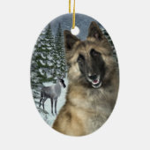 ベルギー人のTervurenのクリスマスのオーナメント セラミックオーナメント (裏面)