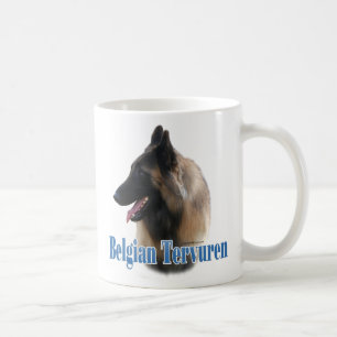 ベルギー人のTervurenの名前 コーヒーマグカップ