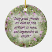 ベルギー人のTervuren Freidnshipのオーナメント セラミックオーナメント (裏面)