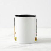 ベルギー人Malinois Headstudy マグカップ (中央)