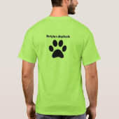 ベルギー人Malinois Tシャツ (裏面)