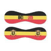 ベルギー国旗とコート・オブ・アームズ愛国心 野球ボール (パネル)