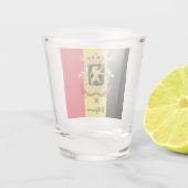 ベルギー国旗とベルギーの国の愛国者/スポーツ ショットグラス (裏面)