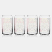 ベルギー国旗とCOA ガラス缶 (裏面)