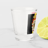 ベルギー国旗とCOA ショットグラス (左)