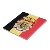 ベルギー国旗とCOA タイル (側面)