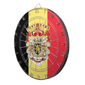ベルギー国旗とCOA ダーツボード (正面右)