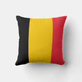 ベルギー国旗のアメリカのモジョ枕 クッション (裏面)