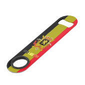 ベルギー国旗のコート・オブ・アームズ スピード栓抜き (裏面アングル)