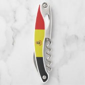 ベルギー国旗のコート・オブ・アームズ ソムリエナイフ (裏面)