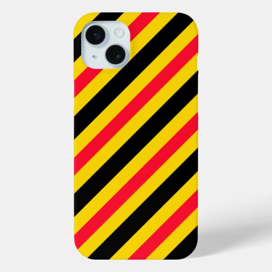ベルギー国旗のパターン Case-Mate iPhoneケース (裏面)