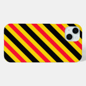 ベルギー国旗のパターン Case-Mate iPhoneケース (裏面 (横))
