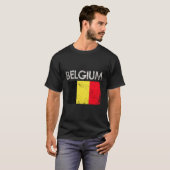 ベルギー国旗のプライド Tシャツ (正面フル)
