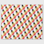 ベルギー国旗のラッピング紙 ラッピングペーパー (フラット)