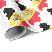 ベルギー国旗のラッピング紙 ラッピングペーパー (ロールコーナー)