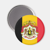 ベルギー国旗の紋章冷蔵庫用マグネット マグネット (正面/裏面)