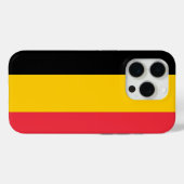 ベルギー国旗のApple iPhone 15 Pro Case-Mate iPhoneケース (裏面 (横))