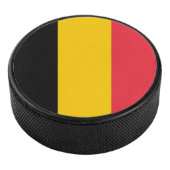 ベルギー国旗を持つ愛国的なホッケーパック アイスホッケーパック (3/4)