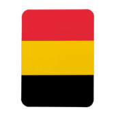 ベルギー国旗を掲げた愛国的なフレキシブル磁石 マグネット (縦)