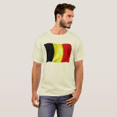 ベルギー国旗シャツ Tシャツ (正面フル)