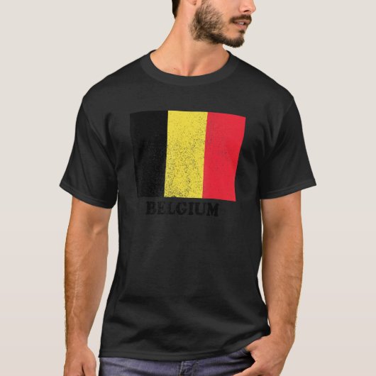 ベルギー国旗プライドベルギー国旗 Tシャツ (正面)