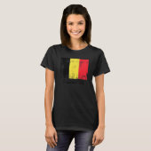 ベルギー国旗プライドベルギー国旗 Tシャツ (正面フル)