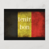 ベルギー国旗2016の献上品 ポストカード (正面)