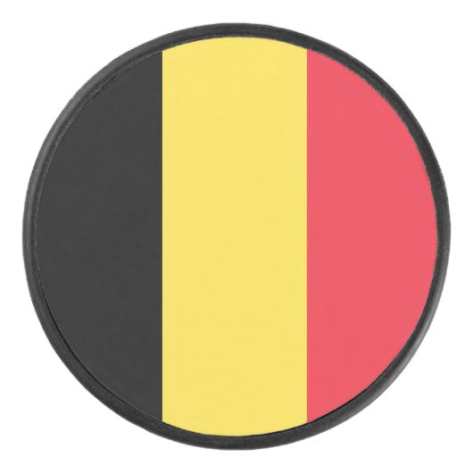 ベルギー国旗 アイスホッケーパック (正面)