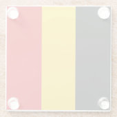 ベルギー国旗 ガラスコースター (裏面)