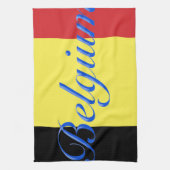 ベルギー国旗 キッチンタオル (縦)