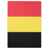 ベルギー国旗 クリップボード (裏面)