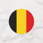 ベルギー国旗 コンフェッティ (スモール正面)