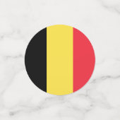 ベルギー国旗 コンフェッティ (スモール正面)
