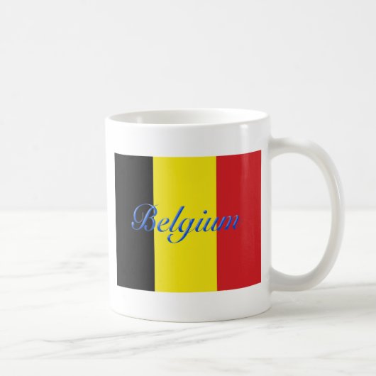 ベルギー国旗 コーヒーマグカップ (右)