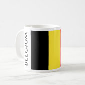 ベルギー国旗 コーヒーマグカップ (正面左)