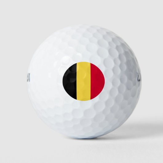 ベルギー国旗 ゴルフボール (正面)