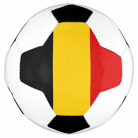 ベルギー国旗 サッカーボール (正面)