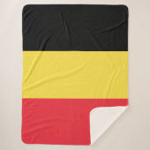 ベルギー国旗 シェルパブランケット (正面)