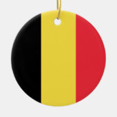 ベルギー国旗 セラミックオーナメント (正面)